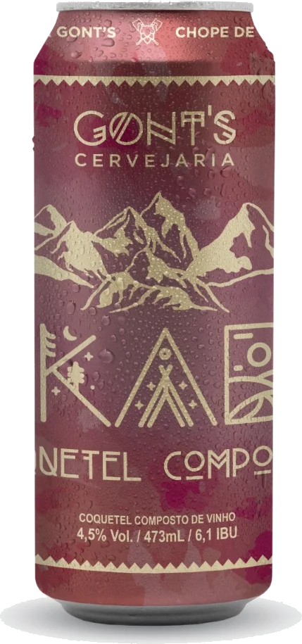 Lata do Skadi, chope de vinho da Gont's